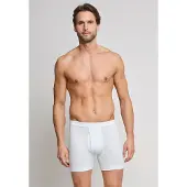 Schiesser Herren Boxershorts mit Eingriff - "Essentials", Unterhose, Doppelripp, Baumwolle