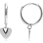Luxenter 925 Sterling Silber rhodinierte Ohrringe - Kimlik