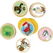 Peppi Pitkätossu Memo-Spiel aus Holz für Kinder ab 3 Jahren