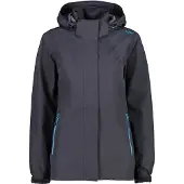 CMP Woman Jacket Zip Hood With Ventilation antracite (U423) 42