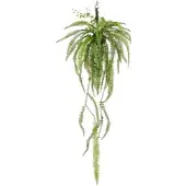 Creativ Green künstlicher Farnhänger, ca. 100cm, grün