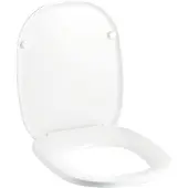 Geberit WC-Sitz Serie 500 rund, Befestigungsabstand 15,5 cm, Befestigung von oben