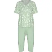 Mey Pyjama Daisy Delight | Grösse: 44 | Farbe: Grün