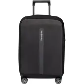 Samsonite TA Revolution - Faltbare Schutzhülle für Koffer Größe S, Kofferhülle passend für 55 cm, Reisekoffer Schutz, mit reflektierendem Detail, Schwarz