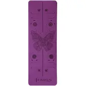 HMS Yoga- und Sportmatte 182 cm lang – Komfortabel und langlebig für alle Fitnesslevels Lila