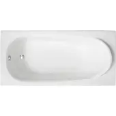 Badland Badewanne Rechteck Medium 170x75 mit Acrylschürze, Füßen und Ablaufgarnitur GRATIS