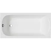 Badland Badewanne Rechteck Classic 140x70 mit Ablaufgarnitur, Füßen und Wannenträger GRATIS