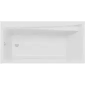 Badland Badewanne Rechteck Elza 150x70 mit Acrylschürze, Füßen und Ablaufgarnitur GRATIS