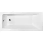 Badland Badewanne Rechteck Talia 100x70 mit Acrylschürze, Füßen und Ablaufgarnitur GRATIS