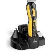 Ga.Ma GCX623 Sport, Schwarz, Gelb, 0,6 mm, 1,2 cm, 3,9 mm, Bart, Ohr, Nase, Edelstahl