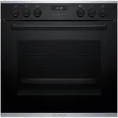 Bosch HEG237BB5 - Serie 6 Einbauherd mit 5 Jahre Garantie, Schwarz, 3D Heissluft, Air Fry Funktion, 60 x 60 cm