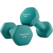 Famanu Hanteln Set von 2 – 3 kg – Dunkelgrün