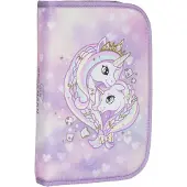 Beckmann Federmäppchen m. Inhalt - Unicorn Princess - Purple - - One Size - Federmäppchen