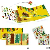 Adlibris Geschichten mit Sticker Zauberwald