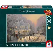 Schmidt Thomas Kinkade Studios: Feierliche Weihnachtstage (1000 Teile)