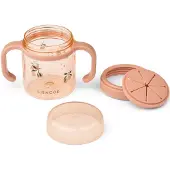 Adlibris Snackbecher m. Henkel - Enyo - Peach/Sea Shell - - One Size - Becher