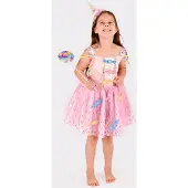Den Goda Fen Kostüm - Dress Candy - Pink - - 4-6 Jahre (104-116) - Kostüme