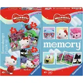 Ravensburger Hello Kitty Puzzle 3-in-1 + Memospiel