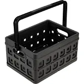 Sunware Klappbox Square, Inhalt 24 Liter, mit Griff, schwarz