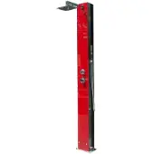 Ideal Eichenwald Eichenwald Modell 70 Solardusche Garten Glasdusche Saba Rot