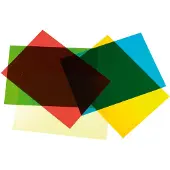 TickiT Colour Acetate Sheets, Mehrfarbig