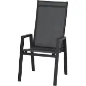 Siena Garden Savona High Back, matt-anthrazit Aluminium, Textilbezug M90919
