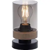 JUST LIGHT Tischlampe Pasqual Schwarz