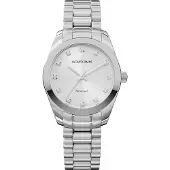 Jacques Lemans D-10A Damenuhr Diamond Watches Edelstahl/Silberfarben