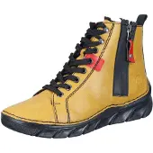 Rieker Schnür-,Zug-u.Schnallenstiefel in gelb/orange, Gr. 39