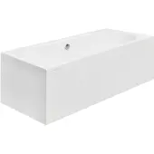Badland Badewanne Rechteck Vitae 180x80 mit Acrylschürze, Füßen und Ablaufgarnitur GRATIS