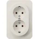 Berker 47742089, Typ F, DIN-Schiene, Weiß, Thermoplast, IP20, 250 V