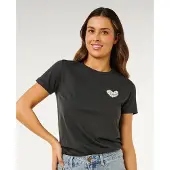 Rip Curl RipCurl RC Heart Logos Tee washed black (8264) XS