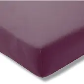 Estella Spannbetttuch Zwirn-Jersey in aubergine | Gr.: 200 x 200 cm