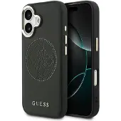 GUESS Etui Perforated 4G MagSafe do iPhone 17 czarny