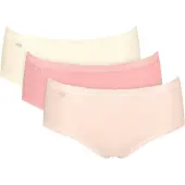 Sloggi Midislip "Basic+ Midi" perfekter Sitz, besonders weiche Nähte, Cotton-Mix, Multipack