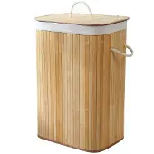 CALICOSY WÄSCHEKORB aus bambus 70l 40/30/60 cm