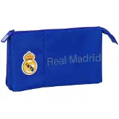 Real Madrid Federmäppchen Triple Pencil Case 812624744 Blau