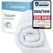 Nivion Dailydream - Memory Foam - Kühlender Topper mit Visco-Schaum - S - bis 60kg - 3,5cm Höhe / 140x200cm - Druckentlastung