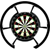 Grandslam Saturn 300 Dartscheibe mit LED-Ring