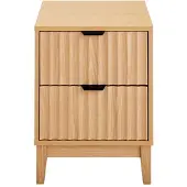 CALICOSY NACHTTISCH mit 2 Schubladen - bologne 40/40/52 cm