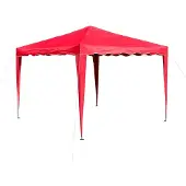 Dema Gartenpavillon faltbar 3x3 m, rot