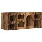 vidaXL TV-Schränk ELST 100 x 35 x 40 cm Altholz Holzwerkstoff