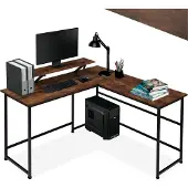 TecTake Schreibtisch Melrose 140 x 130 x 76,5 cm