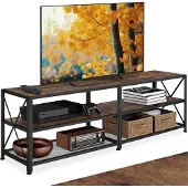 TecTake - TV-Schrank - Indianapolis - industriell dunkelbraun - 404543