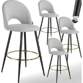 TecTake Barstuhl Sachel 49 x 58 x 110 cm, Belastbarkeit 120 kg