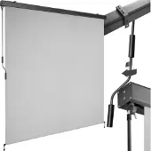 TecTake Senkrechtmarkise Eloise mit 2 Wandhaltern - 180 x 250 cm hellgrau