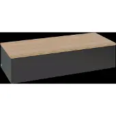 Villeroy & Boch Villeroy und Boch Antao Sideboard K41001PD 120x26,8x50cm, Waschbeckenplattenfarbe honey oak, black matt lacquer