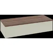 Villeroy & Boch V&B Sideboard ohne Frontstruktur Antao 120x26,8x50cm, WBP w. wal, si Gr m Lac