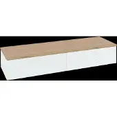 Villeroy & Boch V&B Sideboard mit Frontstruktur Antao 160x26,8x50cm, WBP hon. Oa, wh. m Lac