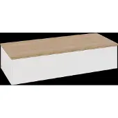 Villeroy & Boch V&B Sideboard ohne Frontstruktur Antao 120x26,8x50cm, WBP hon. Oa, glo wh. Lac